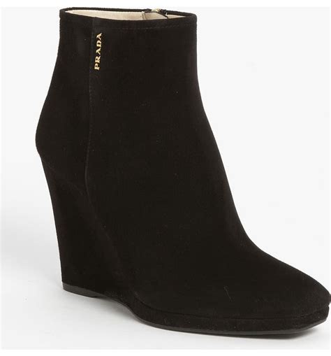 prada womens wedge ankle boots|Prada ankle boots on sale.